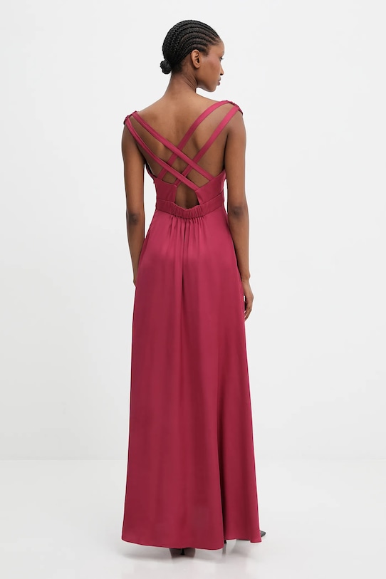 Answear.LAB sukienka rozkloszowany czerwony 3007