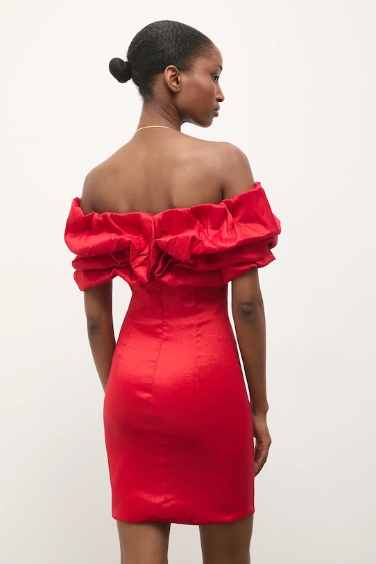 Odzież Answear.LAB sukienka 6416 czerwony