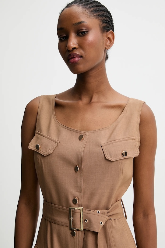 Φόρεμα Answear.LAB καφέ b9845.ILK