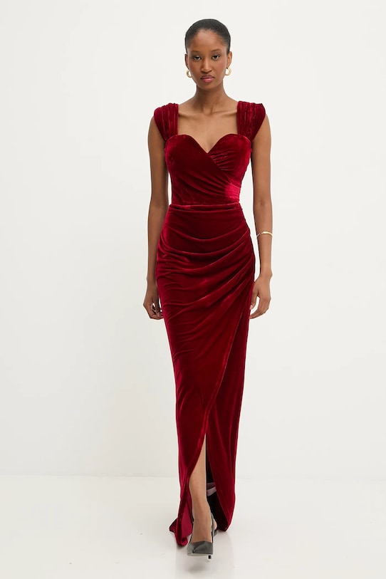 Haljina Answear.LAB bordo 5379