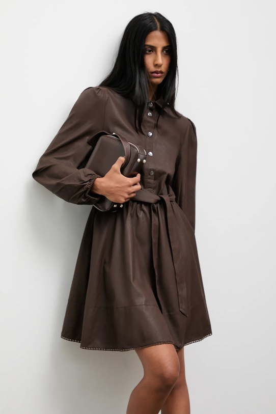 Answear.LAB sukienka casual brązowy 9263.ilk