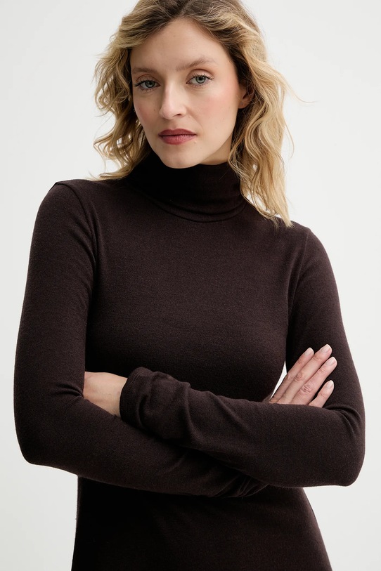 Answear.LAB sukienka brązowy 92730/2