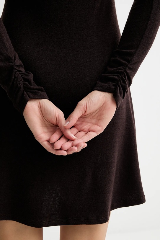 Answear.LAB sukienka 92730/2 brązowy