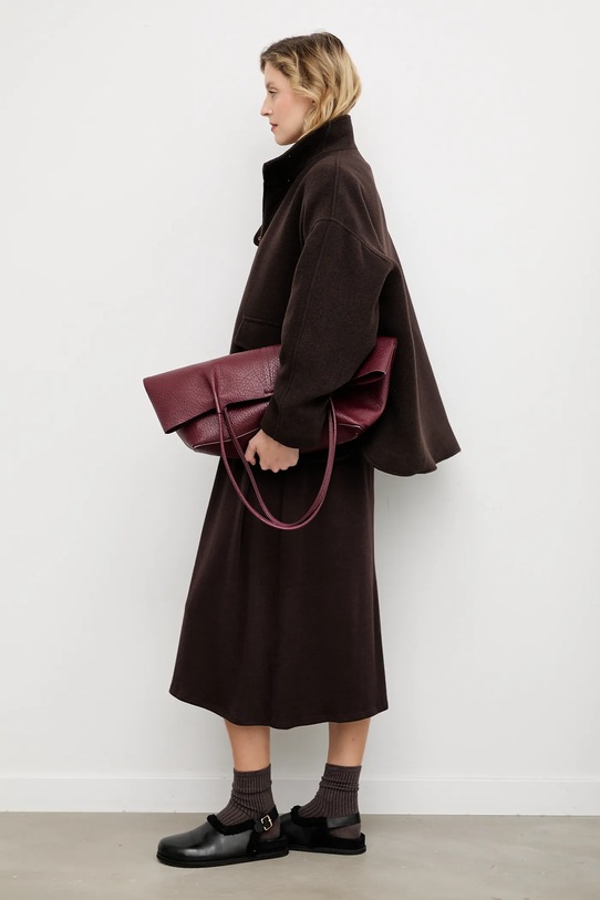 Answear.LAB sukienka 51429/2 brązowy WA25