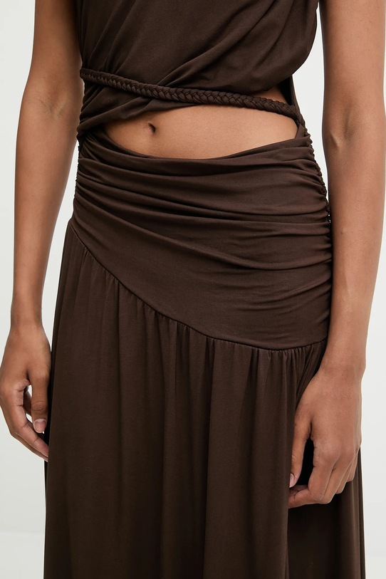 Answear.LAB sukienka A23496.hak brązowy