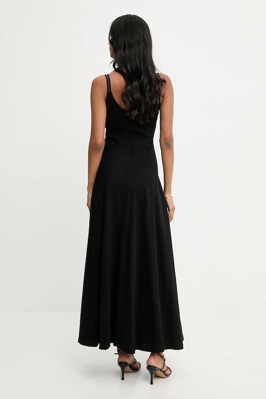 Odzież Answear.LAB sukienka bawełniana L9147.hak czarny