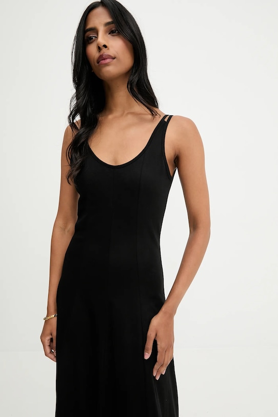 Answear.LAB sukienka bawełniana L9147.hak czarny