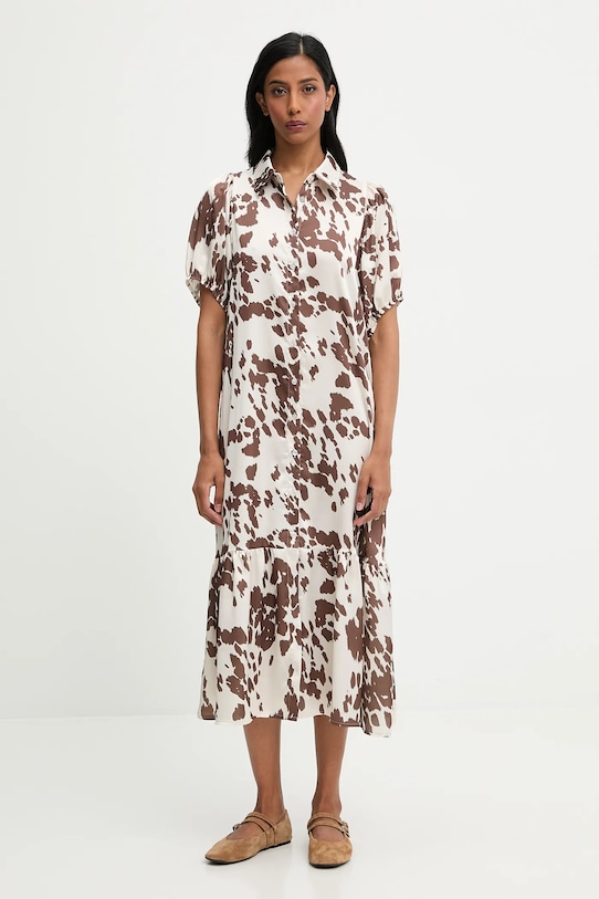 Answear.LAB rochie midi maro S12975.hak