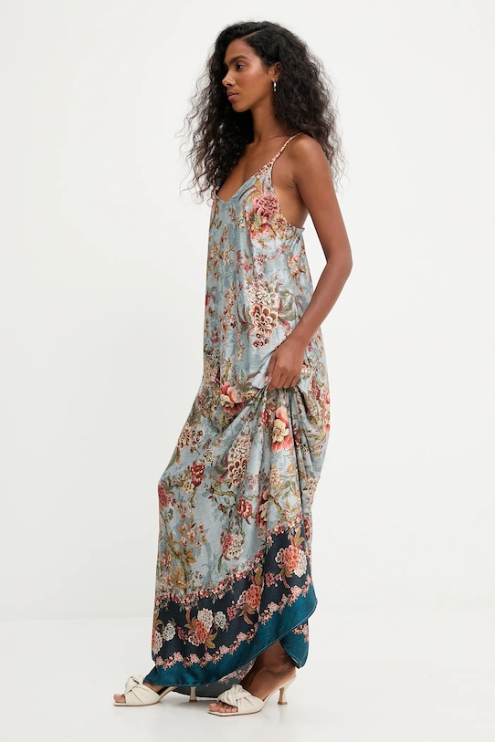 Šaty Answear.LAB kvetinový modrá 93259.ilk