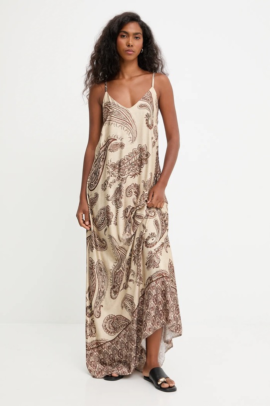 Answear.LAB sukienka casual brązowy 93320.ilk