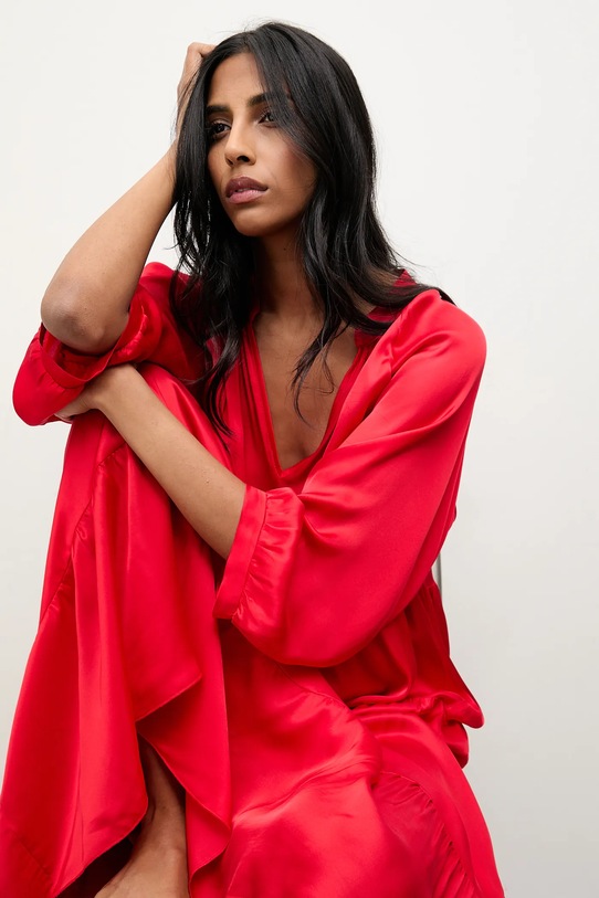 Answear.LAB sukienka 95586.ILK czerwony