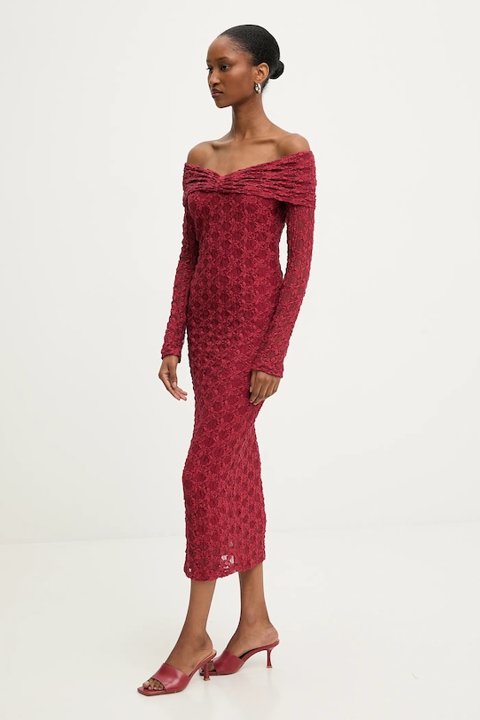 Answear.LAB sukienka czerwony EL3198.TOS