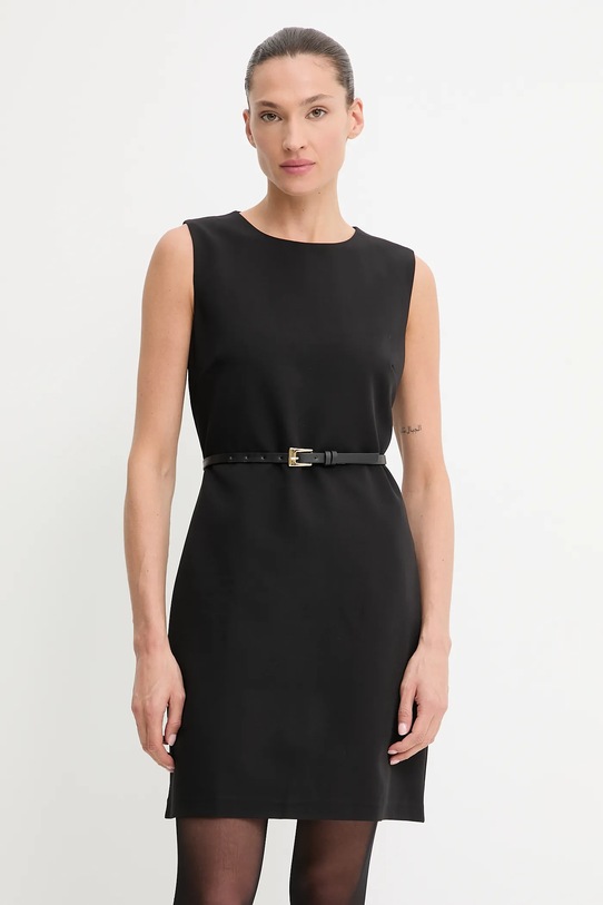 Φόρεμα Answear.LAB με ελαστάν μαύρο EX.58158-25Y.TOS