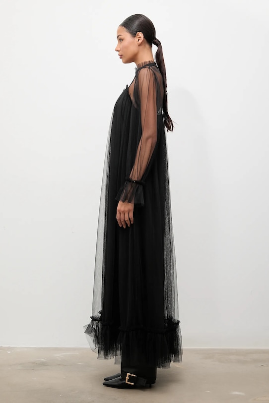 Φόρεμα Answear.LAB 81066.FLK μαύρο