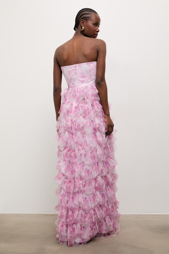 Одяг Answear.LAB розкльошена сукня 578119.fh рожевий