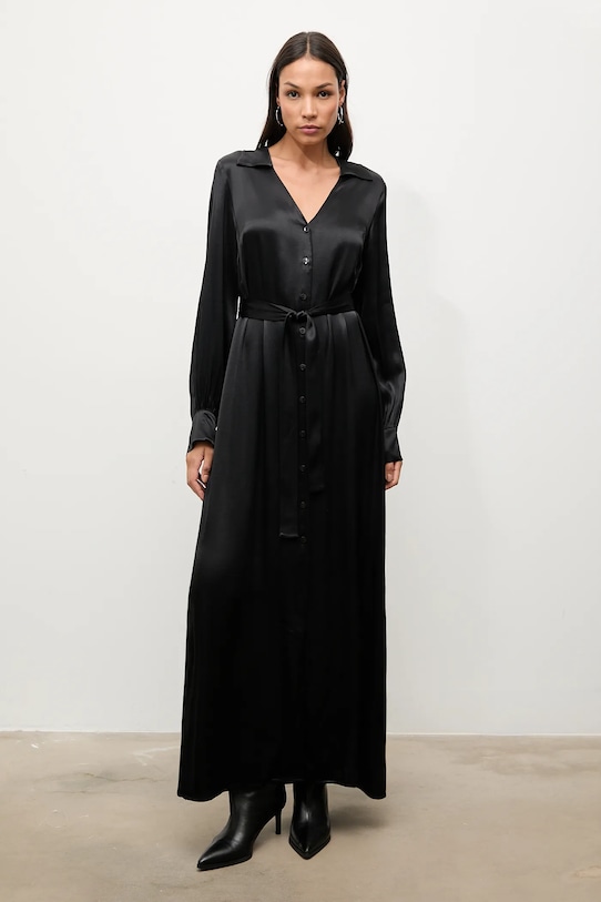 Answear.LAB rochie cu guler negru 3612.TOS