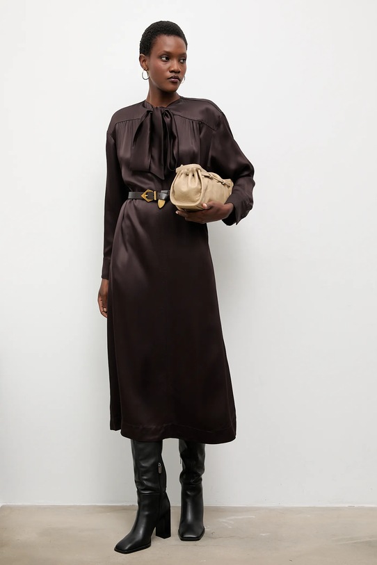 Answear.LAB sukienka casual brązowy ST.3205.TOS