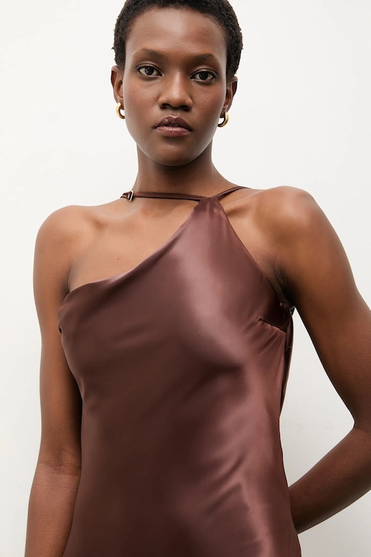 Answear.LAB sukienka brązowy SNG.146.TOS