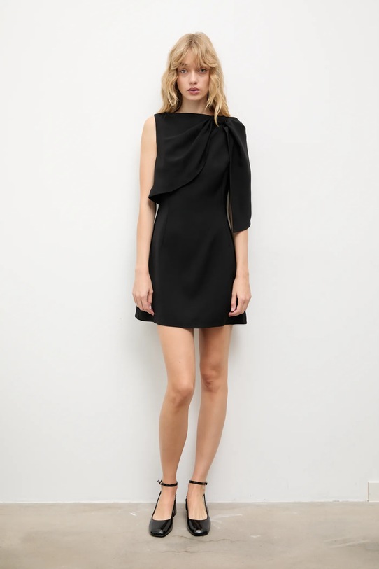 Answear.LAB sukienka htwdress.tos czarny WA25