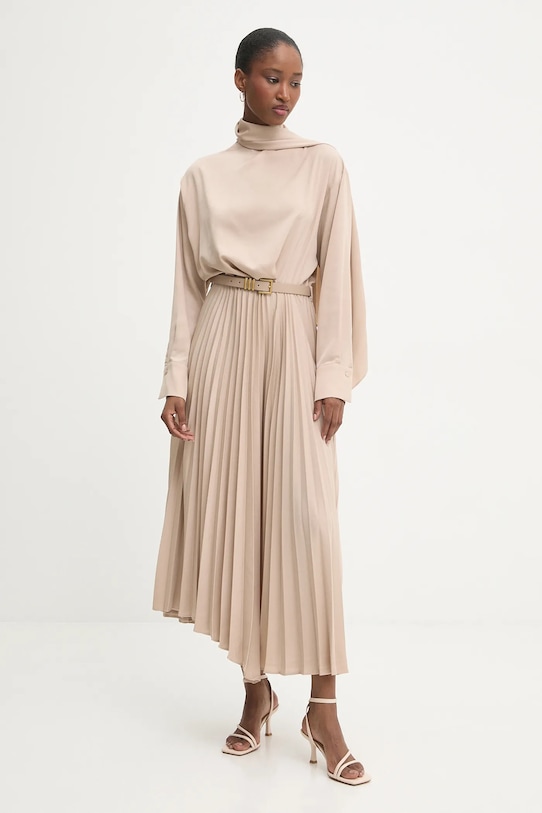 Платье Answear.LAB длинный бежевый ST.2124.TOS