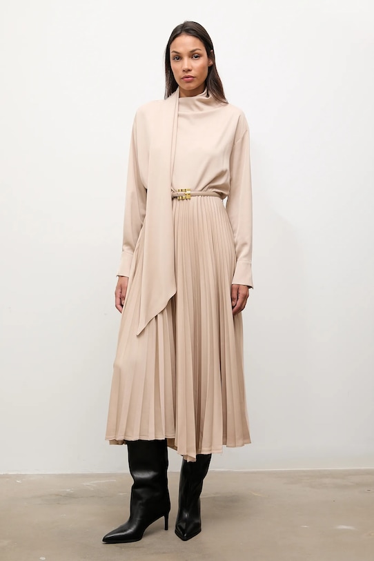 Платье Answear.LAB бежевый ST.2124.TOS