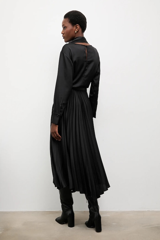 Odzież Answear.LAB sukienka ST.2124.TOS czarny