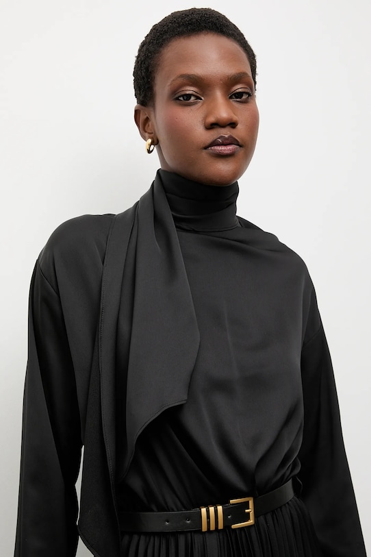 Answear.LAB sukienka czarny ST.2124.TOS