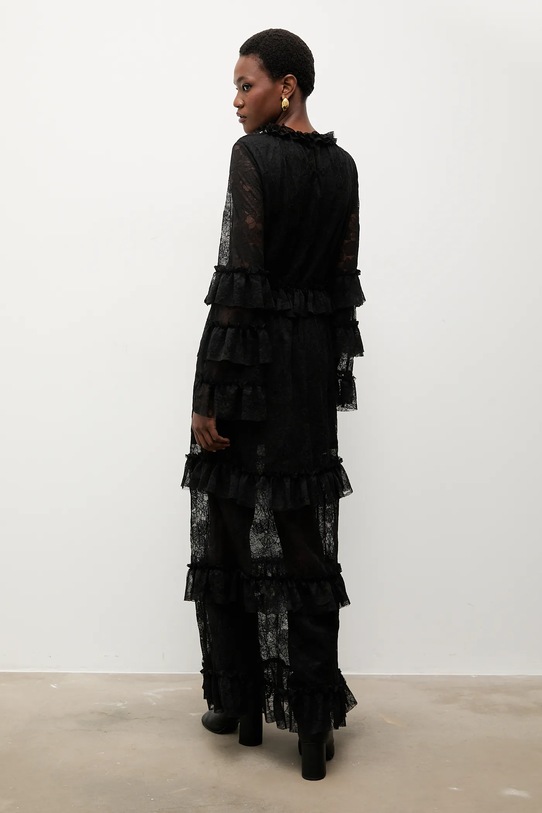 Odzież Answear.LAB sukienka SS25-83.tos czarny