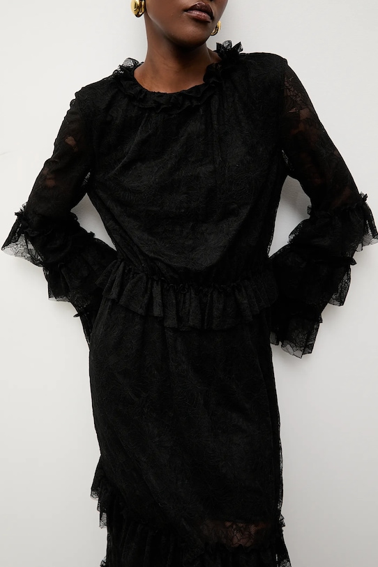 Φόρεμα Answear.LAB SS25-83.tos μαύρο