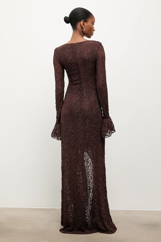 Haljina Answear.LAB 111623.TOS smeđa WA25