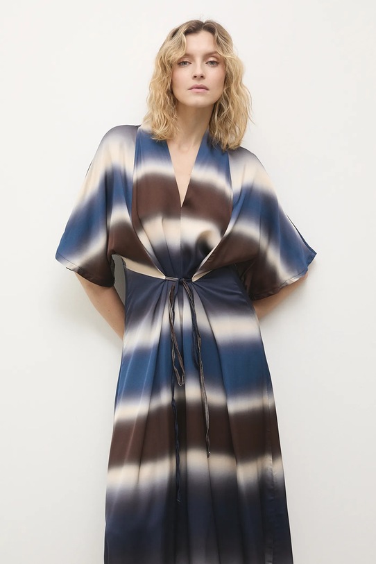 Answear.LAB sukienka AB897.iak granatowy WA25