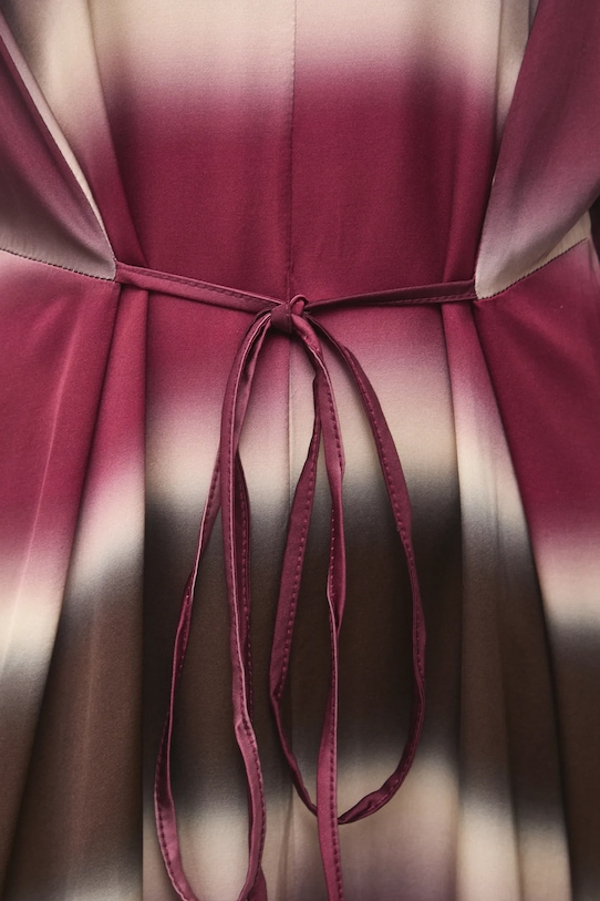 Answear.LAB sukienka AB897.iak bordowy