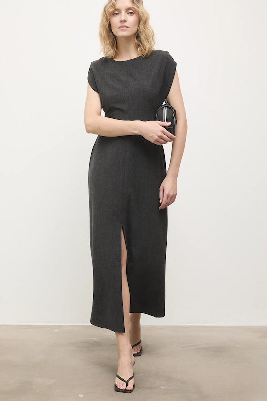 Answear.LAB sukienka 93718.iak szary WA25