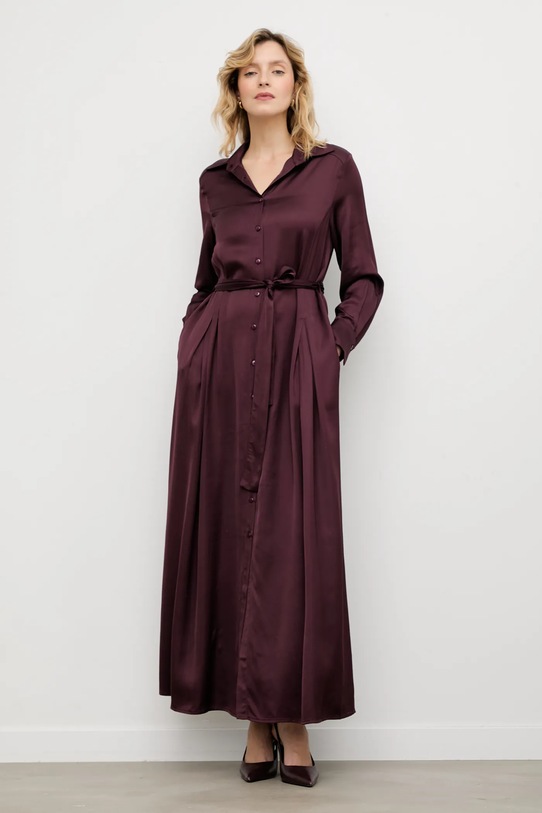 Answear.LAB sukienka casual bordowy 1190.hak
