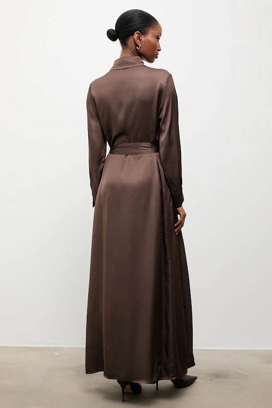 Odzież Answear.LAB sukienka 1190.iak brązowy