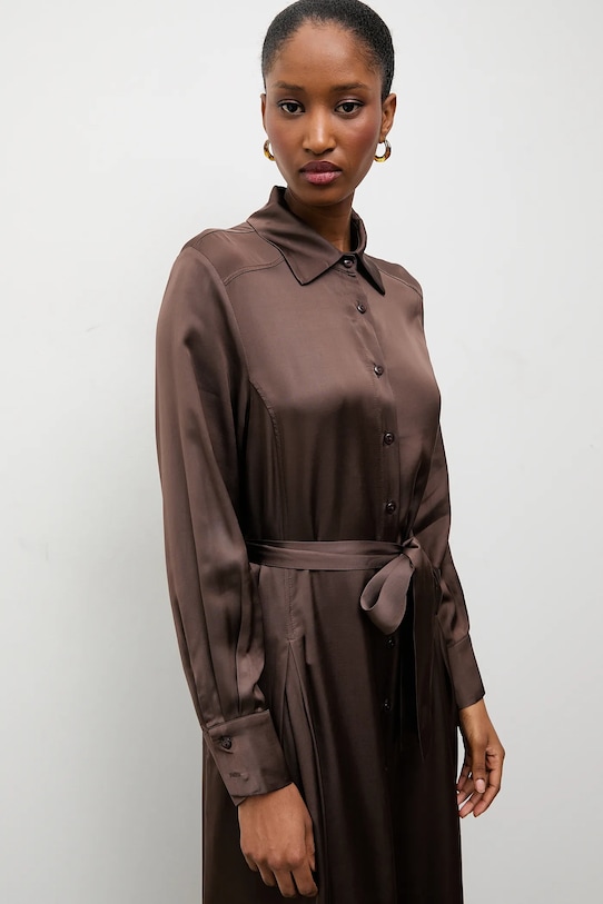 Answear.LAB sukienka brązowy 1190.iak