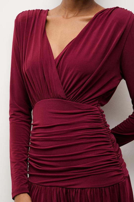 Šaty Answear.LAB sng.84.tos burgundské