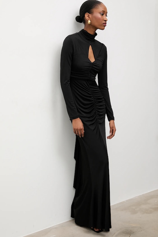 Answear.LAB sukienka z elastanem czarny sng.53.tos