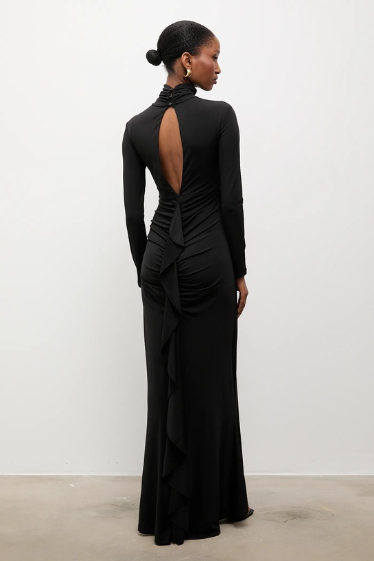 Odzież Answear.LAB sukienka sng.53.tos czarny