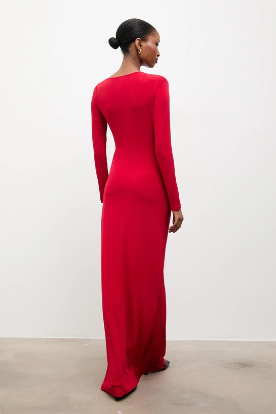 Odzież Answear.LAB sukienka rh1.TWK czerwony