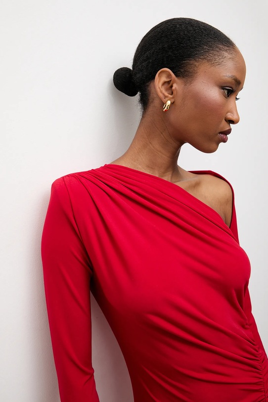 Answear.LAB sukienka rh1.TWK czerwony