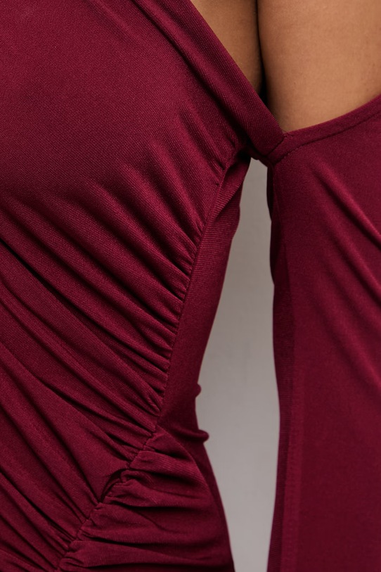 Šaty Answear.LAB rh1.TWK burgundské