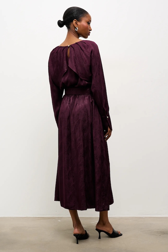 Odzież Answear.LAB sukienka 50209.TOS bordowy