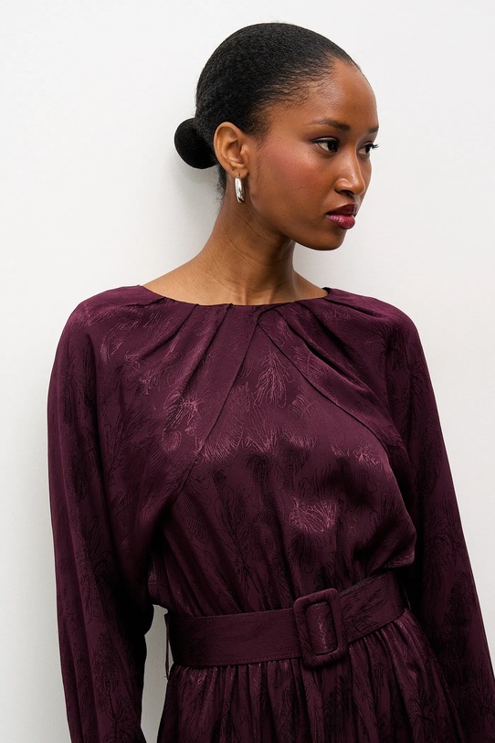 Answear.LAB sukienka bordowy 50209.TOS
