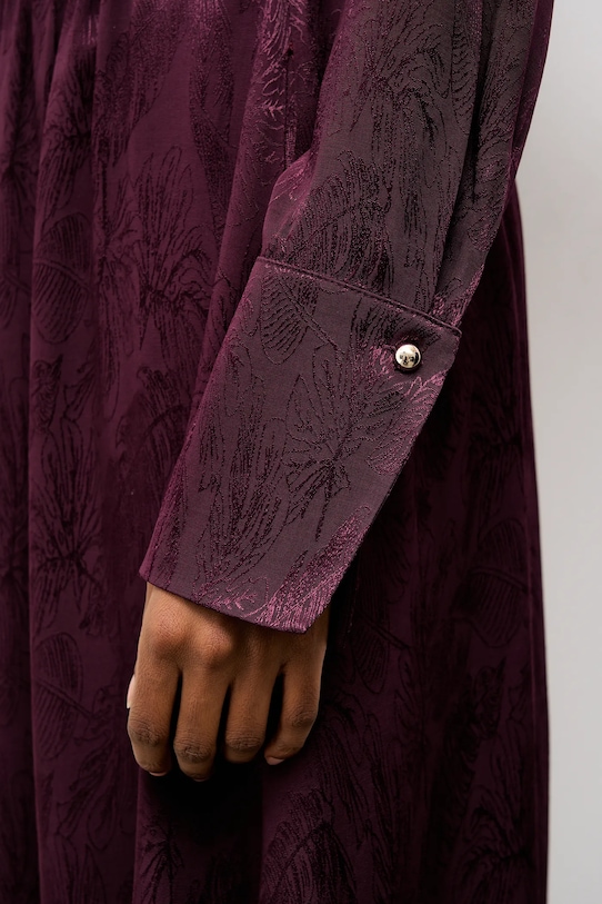 Answear.LAB sukienka 50209.TOS bordowy