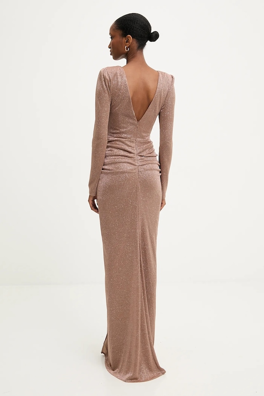 Odzież Answear.LAB sukienka 57666-24Y.TOS pomarańczowy