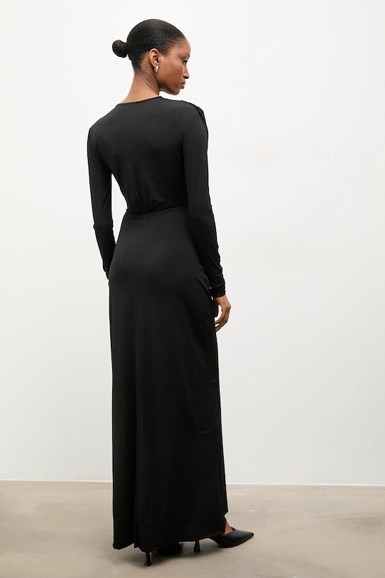 Odzież Answear.LAB sukienka rh.01.sng.tak czarny