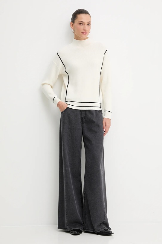 Answear.LAB sweter z kaszmirem 2685.fh beżowy WA25