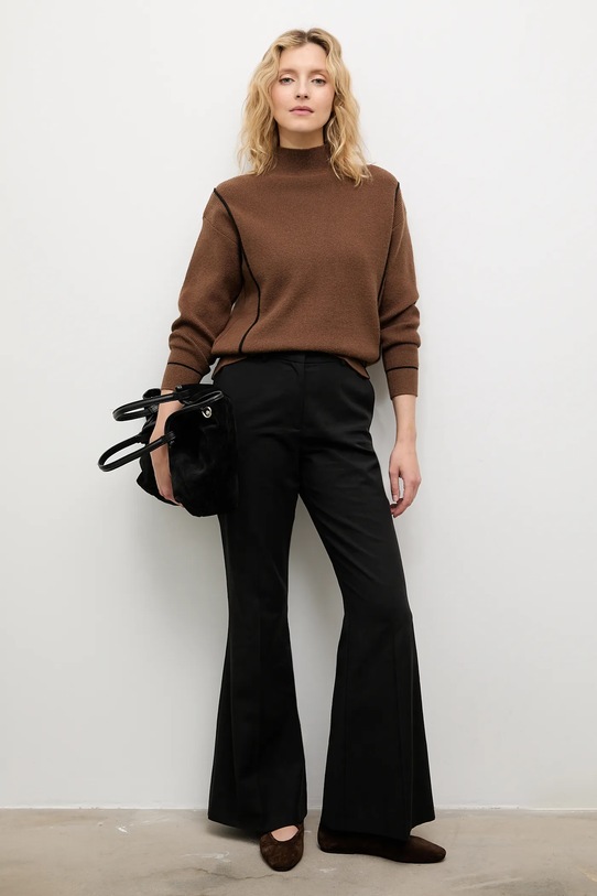 Answear.LAB sweter z kaszmirem 2685.fh brązowy WA25