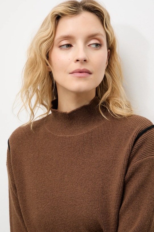 Answear.LAB sweter z kaszmirem brązowy 2685.fh